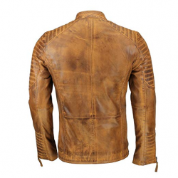 Made-to-measure|Men's Black/Brown Real Leather Handmade Jacket Zest-MHJ-005 Made-to-measure|Men's Black/Brown Real Leather Handmade Jacket Zest-MHJ-005