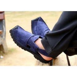 Men's Suede Pakistani Sandal/Kaptan Chappal Men's Suede Pakistani Sandal/Kaptan Chappal