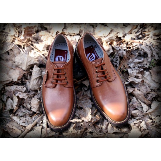Tan Lace Up Designer Smart/Formal Dress Shoes ZEST-MHS-013