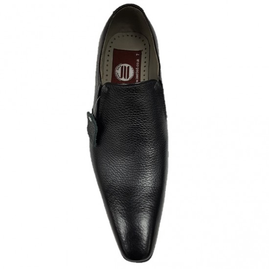 Black Designer Slip On Smart Dress Shoes ZEST-MHS-024