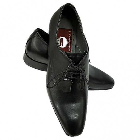 Black Real Leather Quality Formal Smart/Dress Shoes ZEST-MHS-009