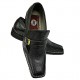 Black Slip On Italian Design Smart Dress Shoes ZEST-MHS-028