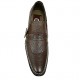 Brown Italian Designer Slip On Smart Dress Shoes ZEST-MHS-030