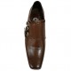 Dark Tan Designer Italian Monkstraps ZEST-MHS-021