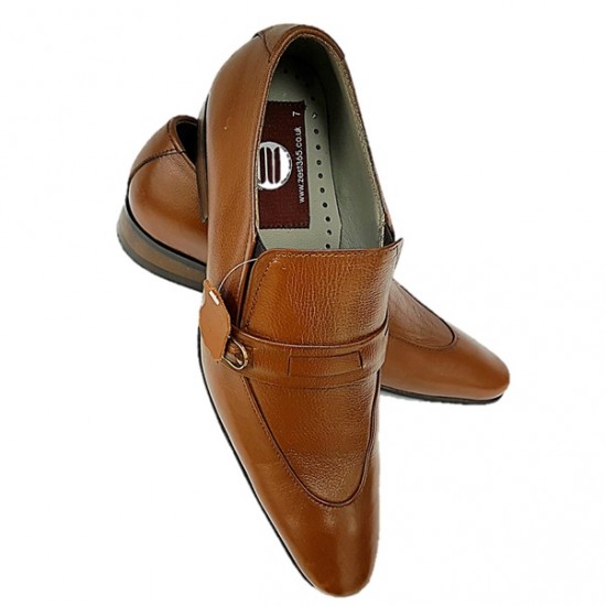 Dark Tan Beautiful and Stylish Italian Slip On Shoes ZEST-MHS-020