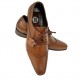 Tan Lace Up Italian Designer Smart Shoes ZEST-MHS-014