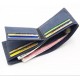 Men's Stylish Simple Casual Black/Coffee/Navy/Tan Leisure Short PU Leather Wallet - Zest-MW-001
